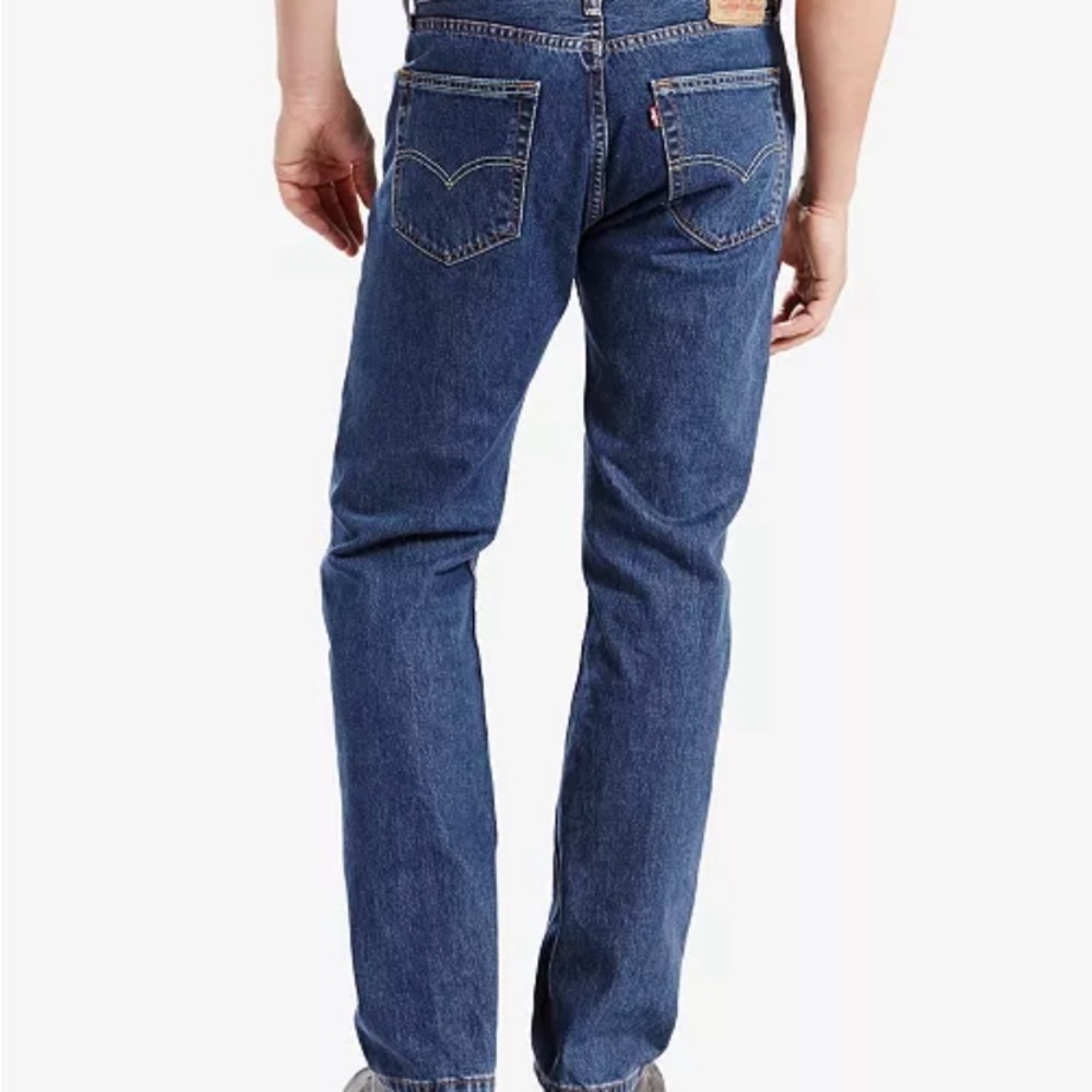 Levi's 505 36" X 32" Blue Denim Jeans